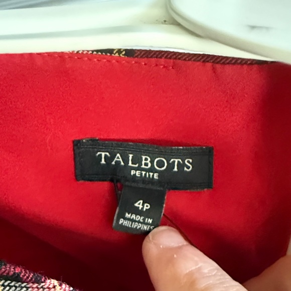 Talbots Tartan Plaid sleeveless Shift dress. NWT - Picture 4 of 4